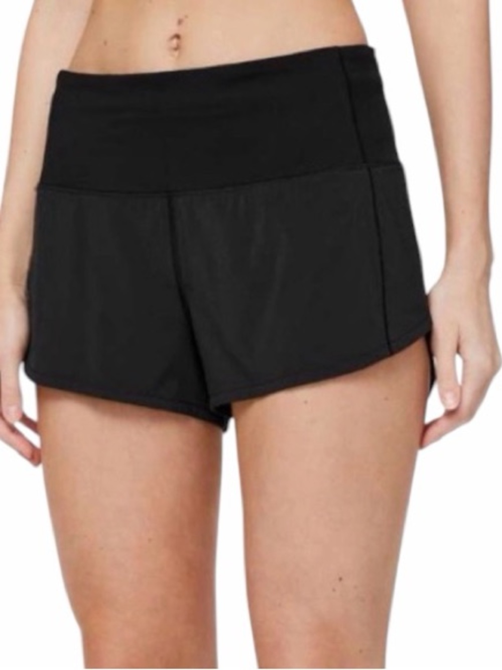 Lululemon Speed Up Short in Black Size 6 Tall - 4 inch